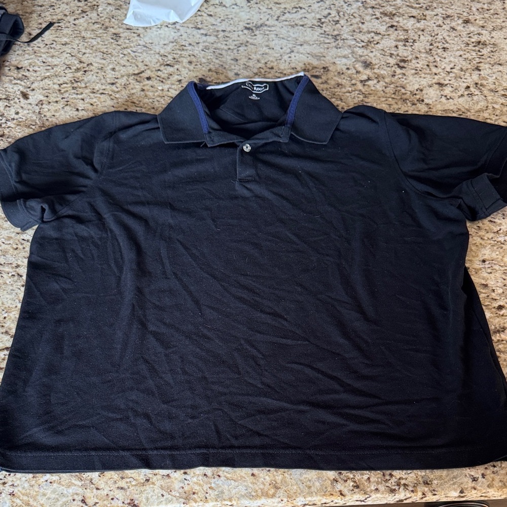 Club Room Black Polo Shirt